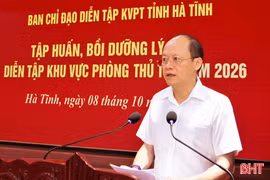 Nắm chắc nội dung, vận dụng sát thực tiễn trong diễn tập khu vực phòng thủ tỉnh Hà Tĩnh