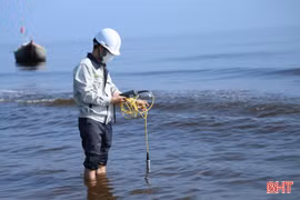 Các thông số mẫu nước biển đều nằm trong giới hạn cho phép, không phát hiện bất thường
