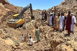 Sập mỏ vàng ở Sudan làm ít nhất 60 người chết