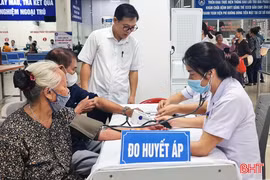 90 ngày cao điểm khám sức khoẻ định kỳ, sàng lọc miễn phí cho người dân ở Hà Tĩnh