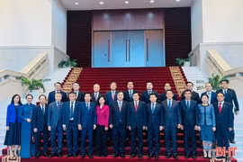 Bí thư Tỉnh ủy Hà Tĩnh tham gia đoàn công tác Chính phủ đến chào Tổng Bí thư - Chủ tịch nước và Thủ tướng Lào
