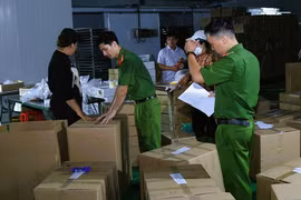 Triệt phá đường dây sản xuất thịt khô bò giả, thu giữ 2 tấn thành phẩm
