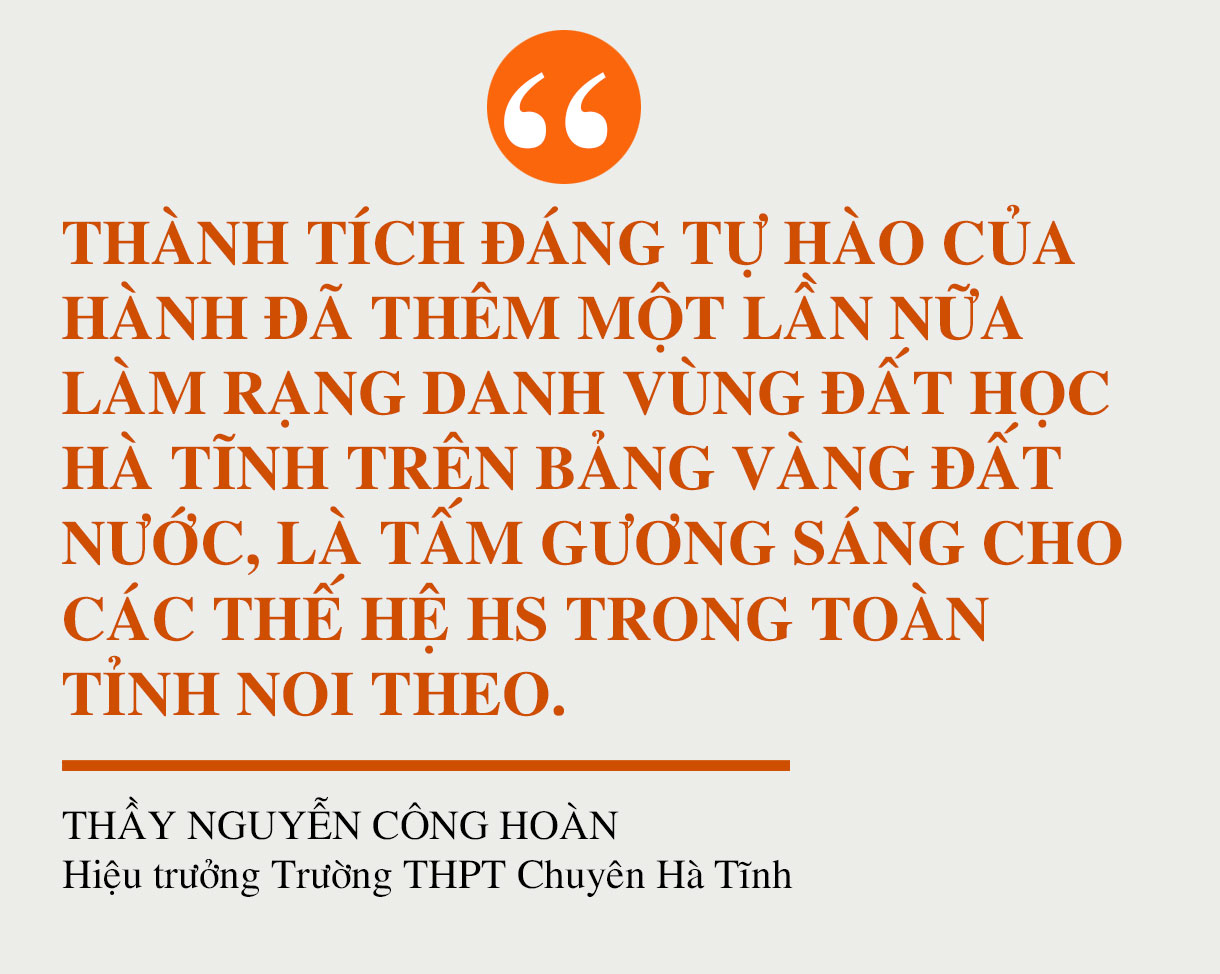 “Chàng trai vàng Hóa học” và giấc mơ khắc tên trên bảng vàng