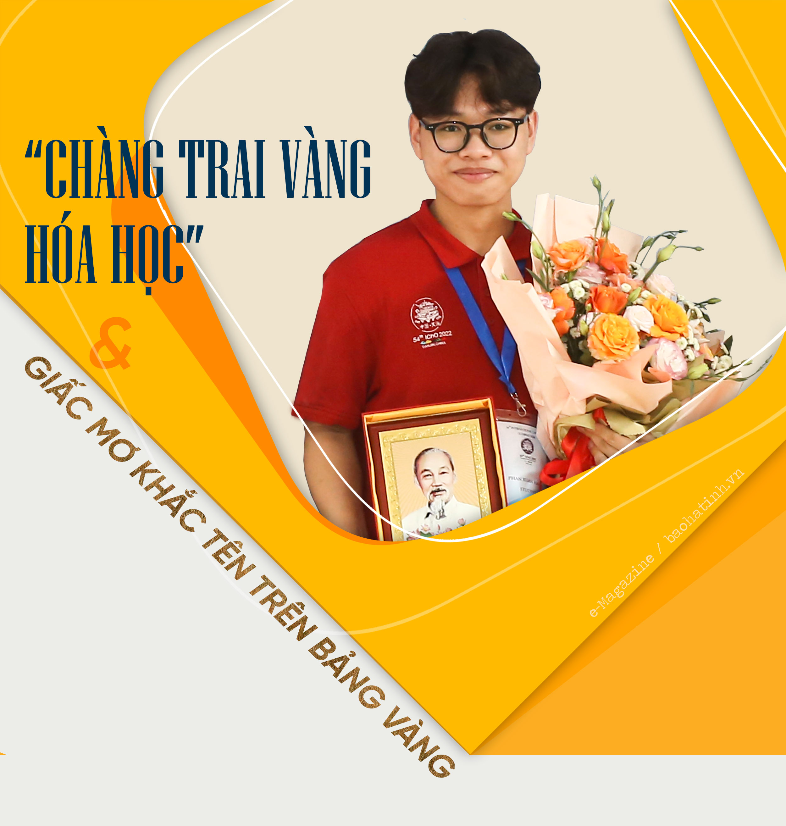 “Chàng trai vàng Hóa học” và giấc mơ khắc tên trên bảng vàng