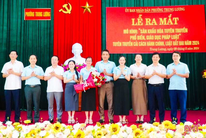 Lễ ra mắt mô hình "Sân khấu hoá tuyên truyền, phổ biến pháp luật".