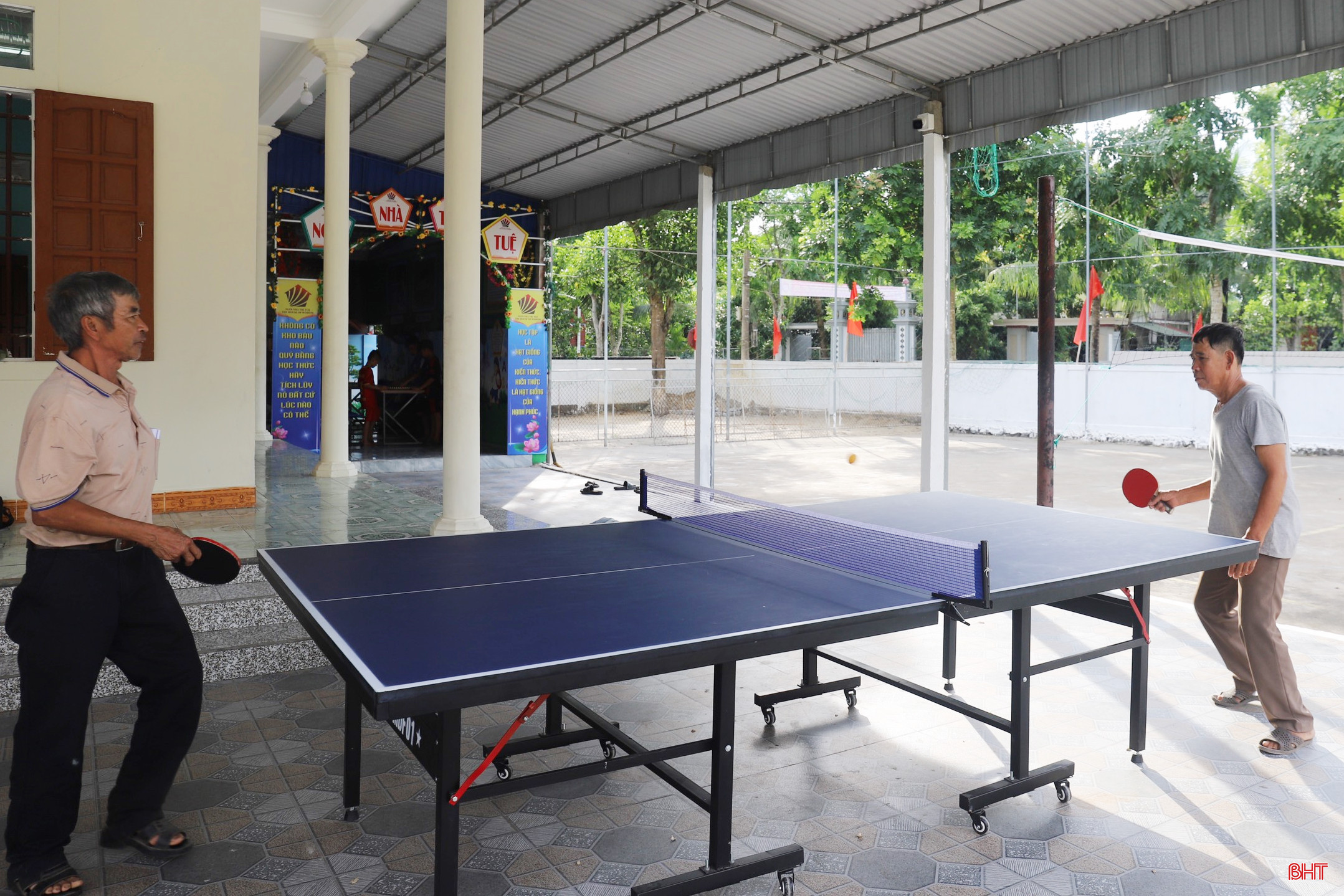 Mô hình ngôi nhà trí tuệ được ra mắt ở thôn Tri Khê góp phần nâng cao đời sống tinh thần cho người dân.
