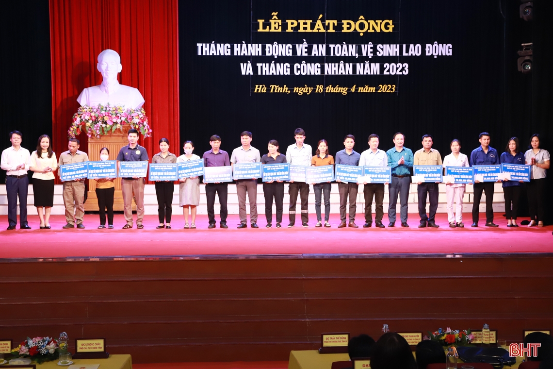 Hà Tĩnh phát động Tháng hành động về an toàn, vệ sinh lao động và Tháng công nhân 2023