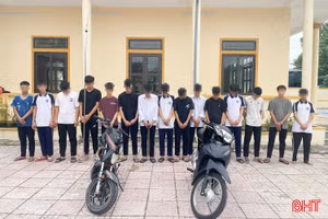 Ngăn chặn kịp thời 15 thanh, thiếu niên chuẩn bị hung khí để giải quyết mâu thuẫn
