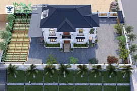 Xu hướng thiết kế biệt thự 2 tầng: Tối ưu không gian sống trên khu đất rộng