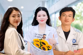 Ba cựu học sinh cùng lớp ở Hà Tĩnh đỗ bác sĩ nội trú