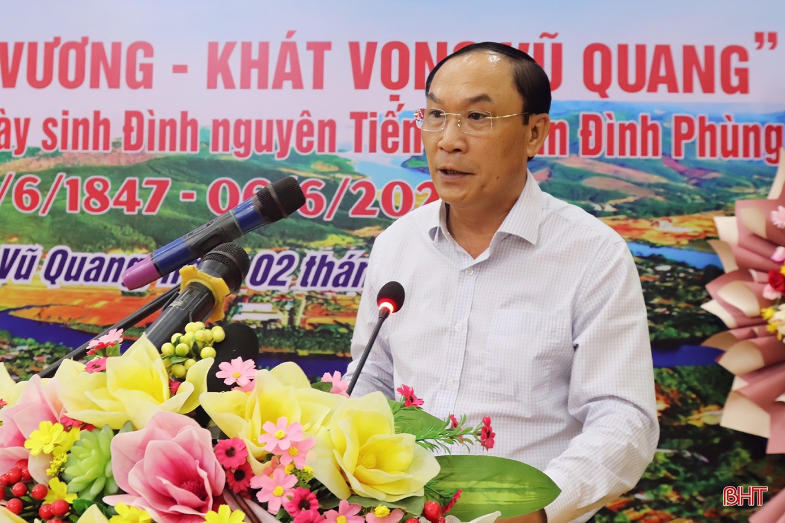 Phát huy hào khí Cần Vương, xây dựng Vũ Quang bứt phá, vươn xa