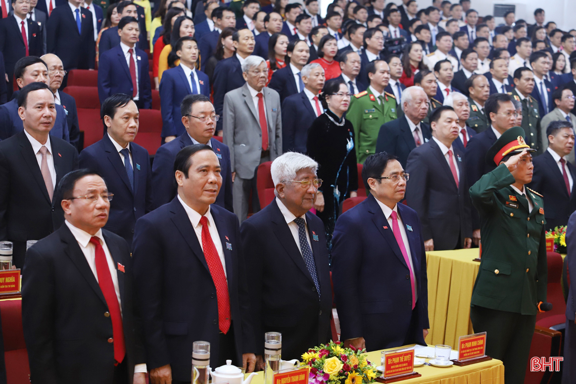 Hoàn thành phiên khai mạc Đại hội Đại biểu Đảng bộ tỉnh Hà Tĩnh lần thứ XIX