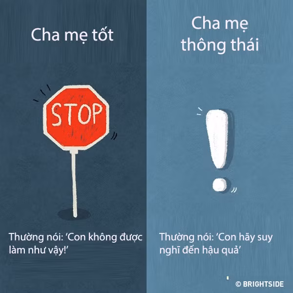 11 dieu khac biet giua cha me tot va cha me thong thai