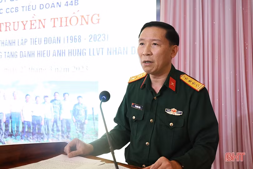 Gặp mặt kỷ niệm 55 năm ngày thành lập Tiểu đoàn 44B Hà Tĩnh