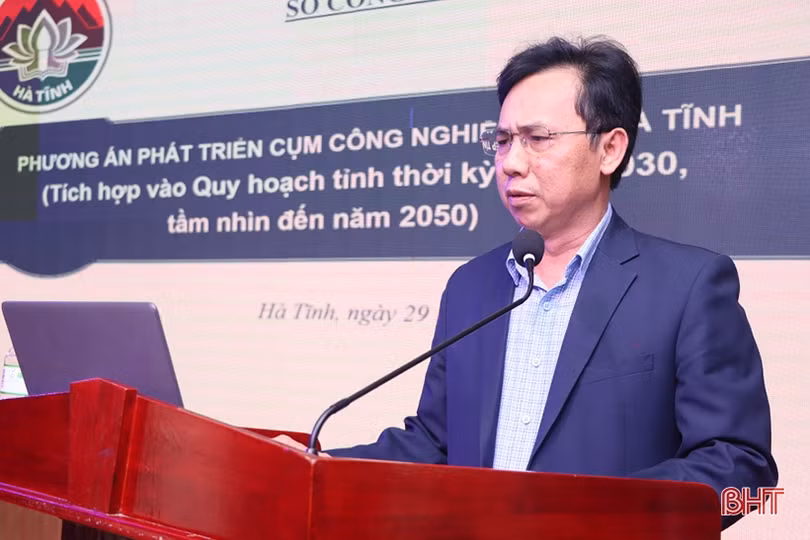 Phổ biến chính sách hỗ trợ, phương án phát triển cụm công nghiệp Hà Tĩnh