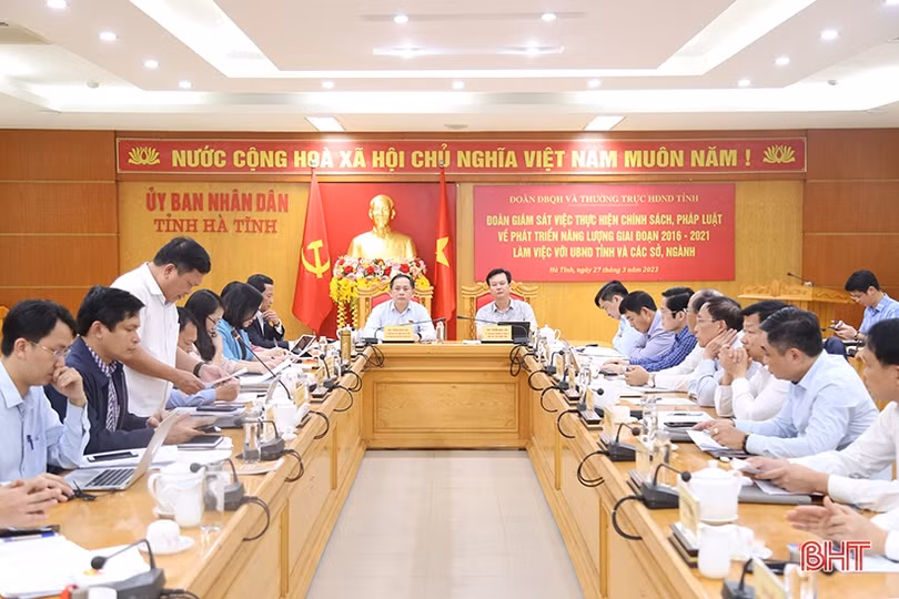 Hà Tĩnh thực hiện tốt chính sách, pháp luật về phát triển năng lượng