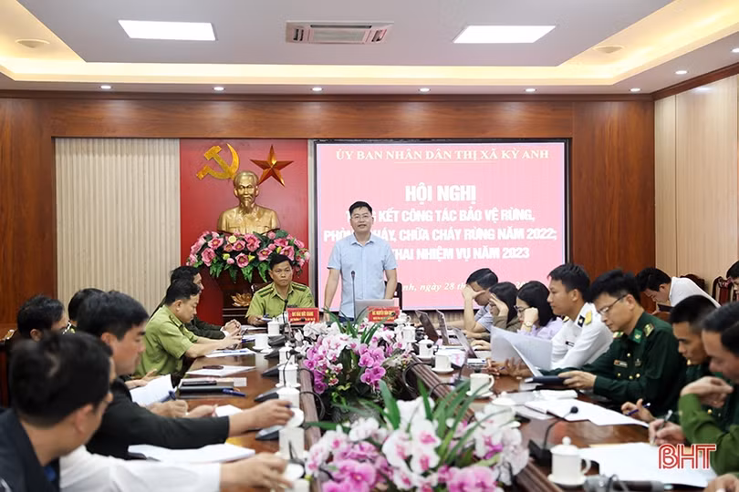 TX Kỳ Anh lên phương án bảo vệ rừng trước mùa nắng nóng 