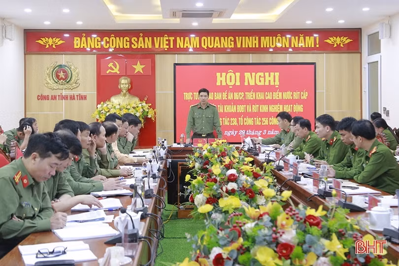 Duy trì hoạt động, nâng cao hiệu quả các tổ công tác đặc biệt của Công an Hà Tĩnh