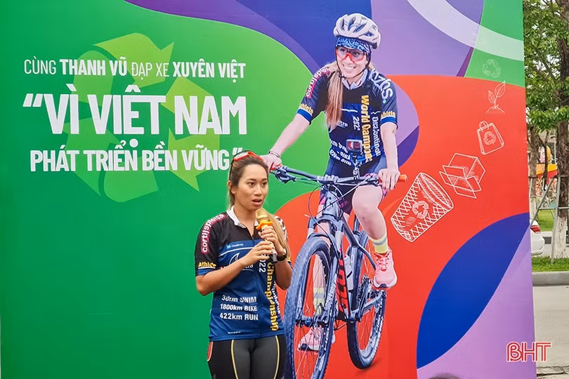 “Cô gái thép” Thanh Vũ lan tỏa tinh thần thể thao tại Hà Tĩnh