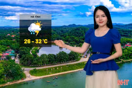 Dự báo thời tiết Hà Tĩnh ngày 13/7: Có mưa rào và dông rải rác
