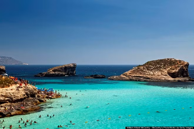 malta quoc dao tran ngap anh mat troi o dia trung hai