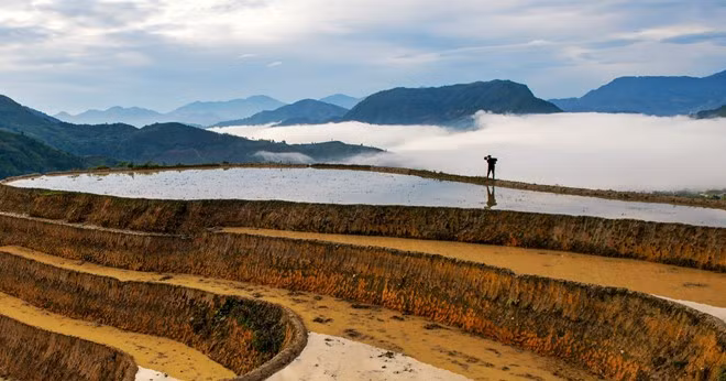 tuyet tac ruong bac thang hoang su phi mua nuoc do