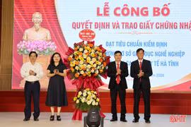 Trường Cao đẳng Y tế Hà Tĩnh đạt tiêu chuẩn kiểm định chất lượng cơ sở giáo dục nghề nghiệp