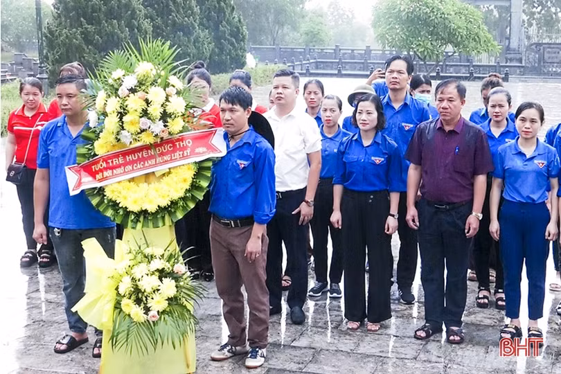 Nhiều hoạt động tri ân ý nghĩa của tuổi trẻ Hà Tĩnh