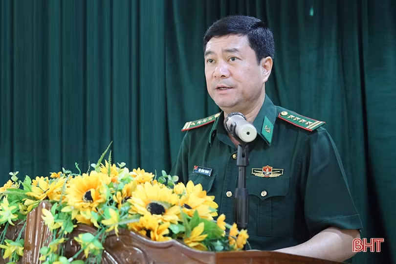 Chiến sỹ mới biên phòng Hà Tĩnh lên đường làm nhiệm vụ