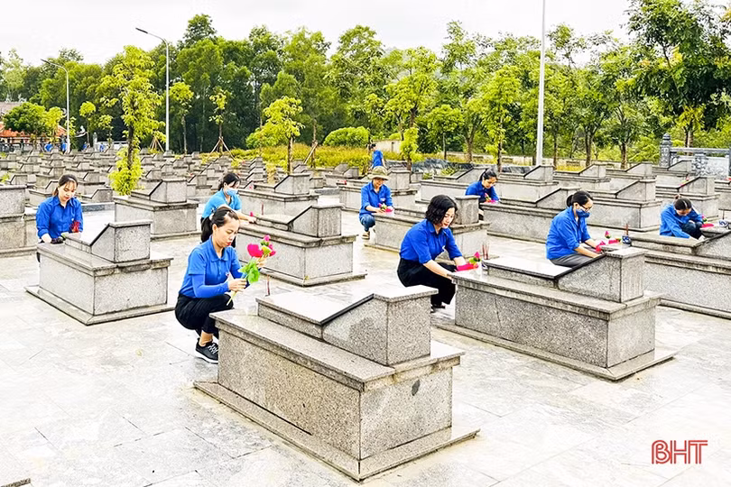 Nhiều hoạt động tri ân ý nghĩa của tuổi trẻ Hà Tĩnh