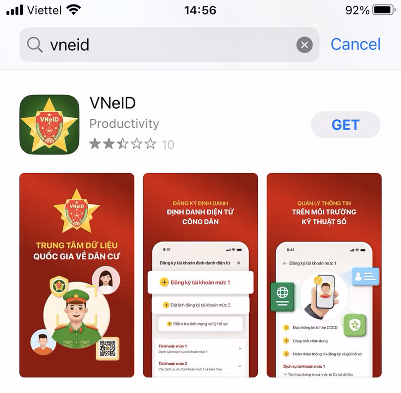 Hướng dẫn đăng nhập VNeID trên smartphone mới