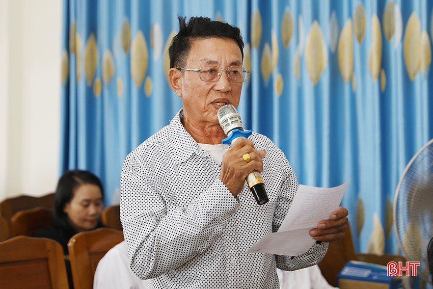Cử tri Trương Hồng Tuyến ở thôn Tân Thắng, xã Kỳ Ninh mong muốn sớm giải quyết dứt điểm vấn nạn tàu giã cào trên biển.