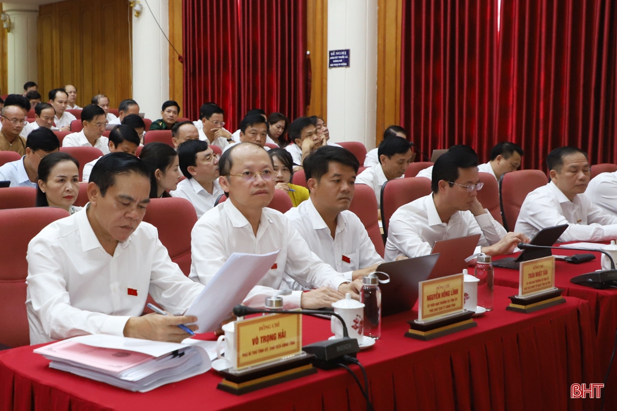 Kỳ họp thứ 14, HĐND tỉnh Hà Tĩnh: Sôi nổi thảo luận, thẳng thắn chất vấn