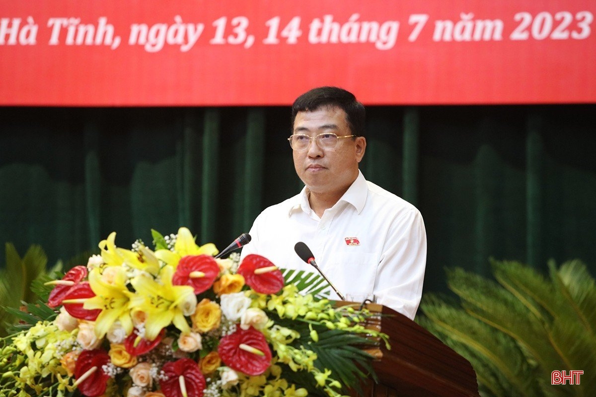 Kỳ họp thứ 14, HĐND tỉnh Hà Tĩnh: Sôi nổi thảo luận, thẳng thắn chất vấn