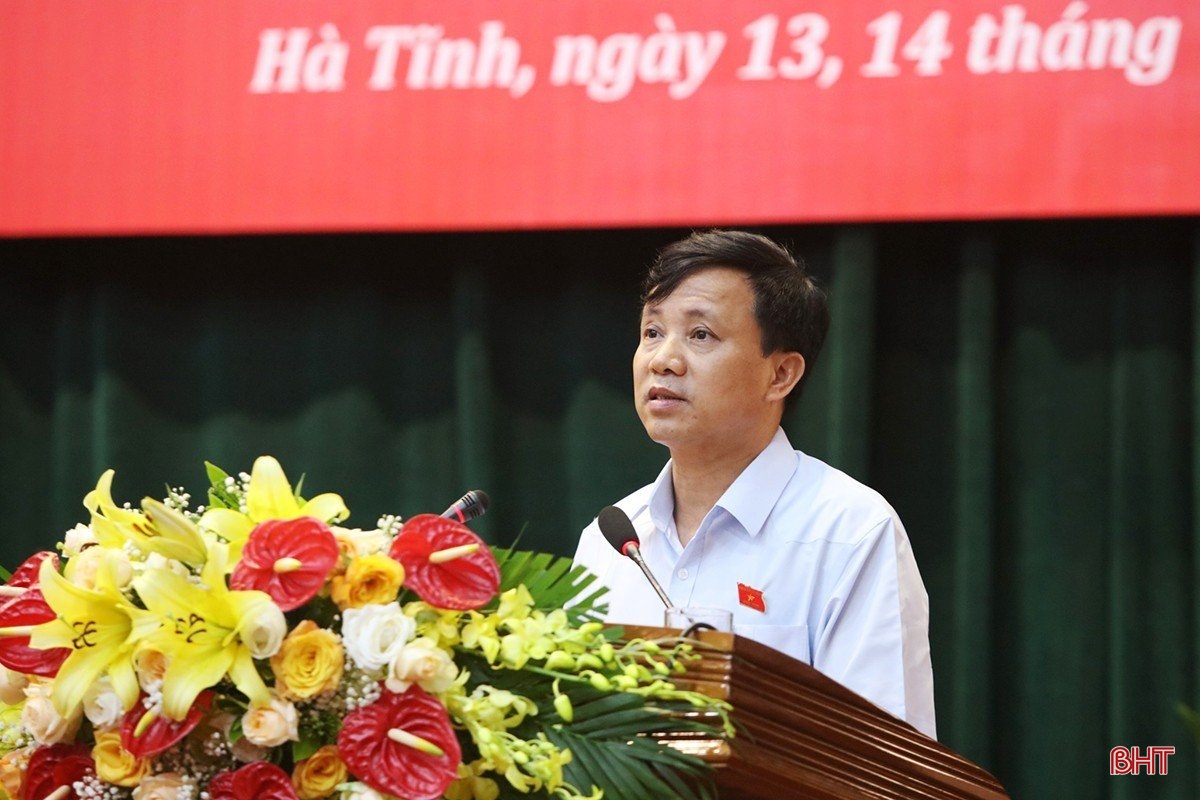 Kỳ họp thứ 14, HĐND tỉnh Hà Tĩnh: Sôi nổi thảo luận, thẳng thắn chất vấn