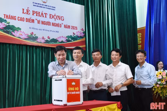 Kỳ Khang phát động Tháng cao điểm “Vì người nghèo”