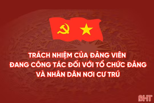 [Motion graphic] Trách nhiệm của đảng viên đang công tác đối với tổ chức đảng và Nhân dân nơi cư trú