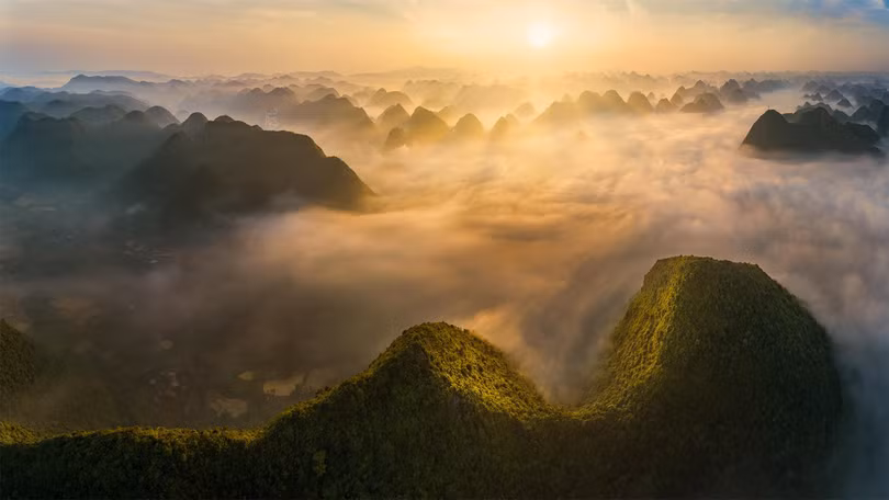 Về thung lũng vàng Bắc Sơn với tay chạm tới mây trời