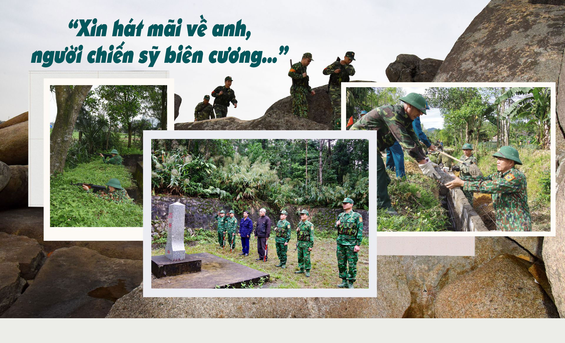 “Xin hát mãi về anh, người chiến sỹ biên cương...”