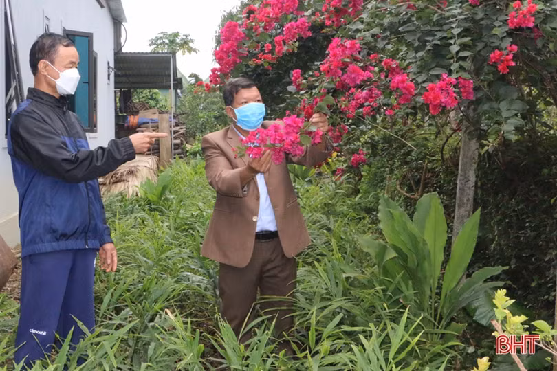 Lão nông “mê” làm vườn mẫu, tâm huyết xây dựng nông thôn mới