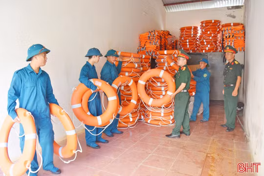 Các xã vùng biển Cửa Sót chủ động ứng phó trong mùa mưa bão 