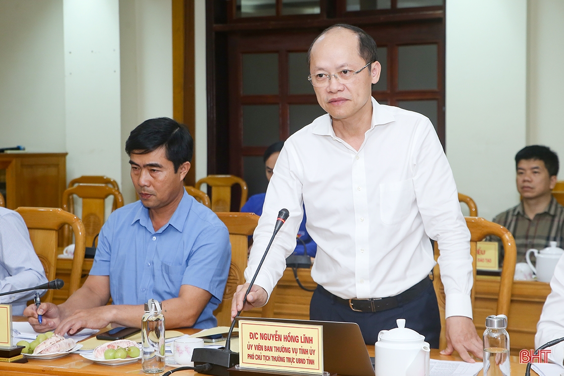 Ủy ban Quốc gia về thanh niên Việt Nam làm việc với tỉnh Hà Tĩnh