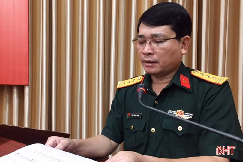 Đoàn cán bộ nghiên cứu chiến lược Quân sự Quân đội Lào học hỏi kinh nghiệm lực lượng vũ trang Hà Tĩnh