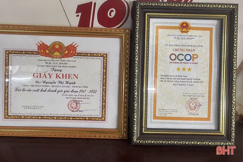 OCOP 3 sao nâng tầm thương hiệu cu đơ Can Lộc