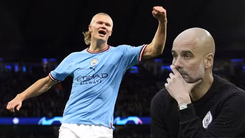 Haaland càng ghi bàn, Pep càng lo nghĩ!