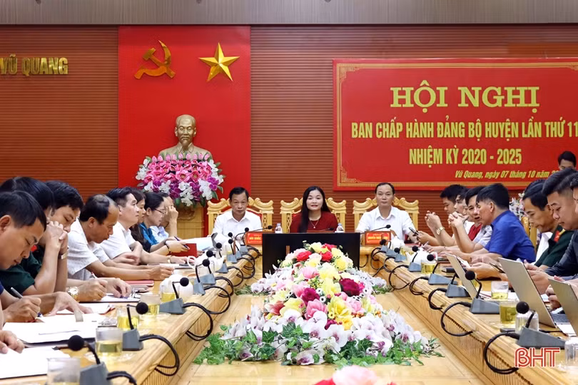 Vũ Quang quyết liệt thực hiện nhiệm vụ trọng tâm những tháng cuối năm