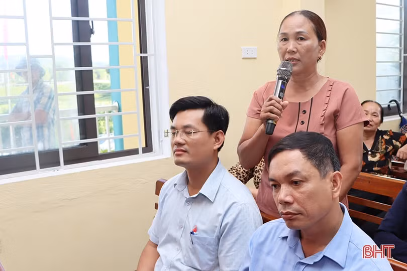 Cử tri Cẩm Xuyên kiến nghị Quốc hội có giải pháp tiêu thoát lũ vùng hạ du Kẻ Gỗ