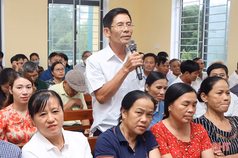 Cử tri Cẩm Xuyên kiến nghị Quốc hội có giải pháp tiêu thoát lũ vùng hạ du Kẻ Gỗ