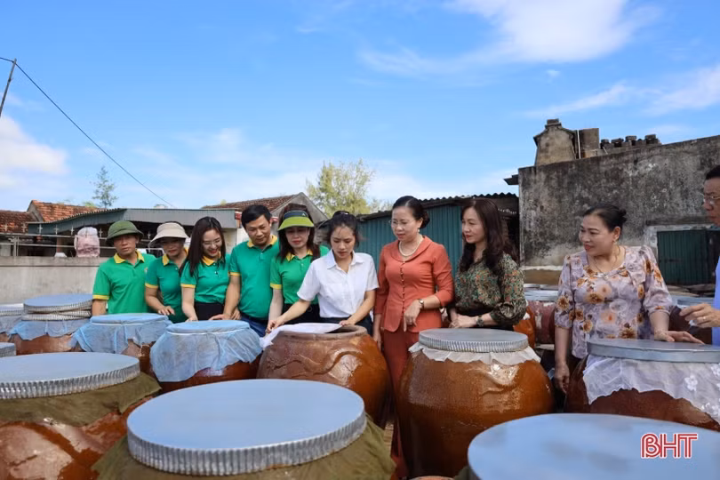 Đoàn công tác Hội Nông dân Việt Nam ấn tượng với các mô hình khởi nghiệp ở TX Kỳ Anh