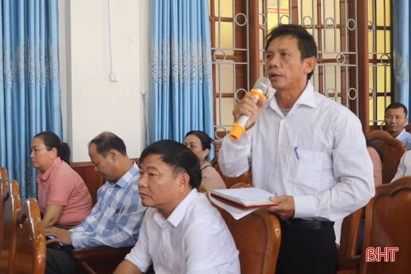 Cử tri Can Lộc, Nghi Xuân kiến nghị Quốc hội các chính sách về nông nghiệp 